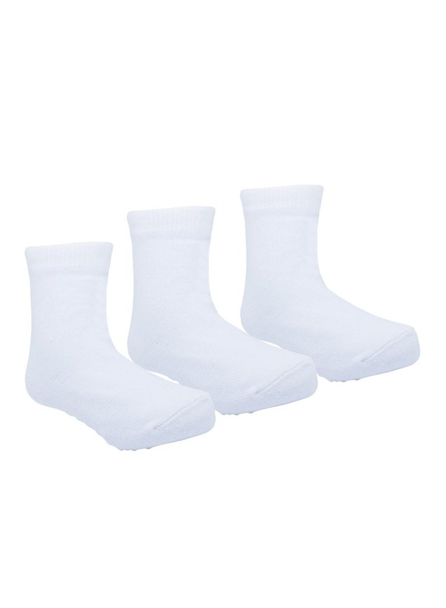 kit meia branca infantil bb