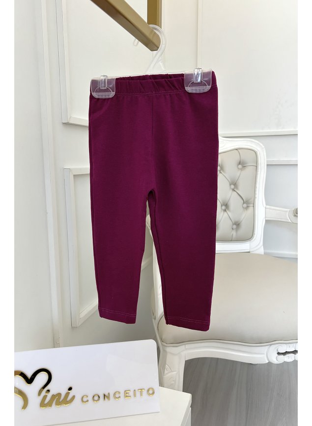 cala legging roxo prpura cotton menina infantil