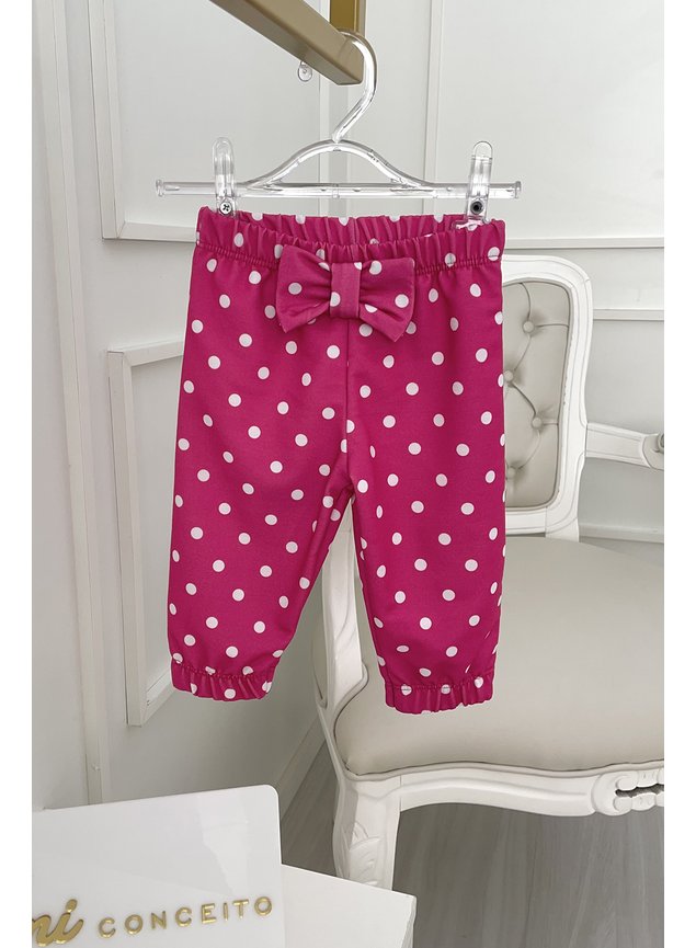 cala poas bolinhas pink rosa lao bebe menina infantil miniconceito