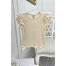 blusa off nude bege curta menina infantil bebe miniconceito p