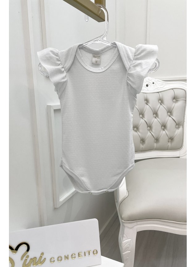body branco menina infantil bebe babado regata off branco