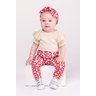 conjunto body cala flores vermelho offbebe menina infantil miniconceito