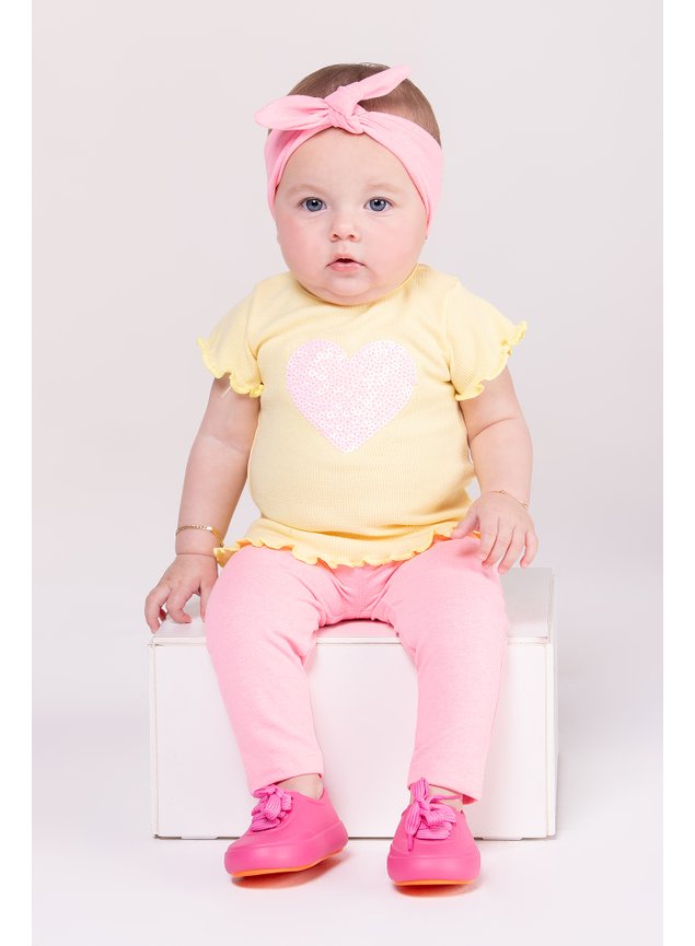 legging rosa faixa rosa bebe miniconceito