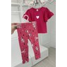 conjunto blusa coracao cachorrinho pink dalmata legging blusa menina infantil mini conceito a