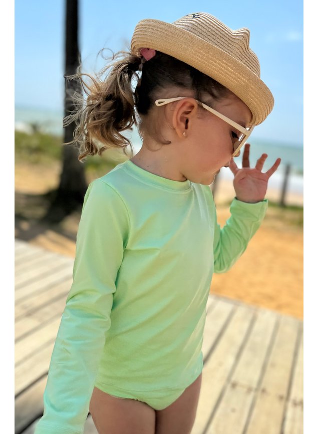 CONJUNTO verao praia piscina coraes menina infantil mini conceito VERDE