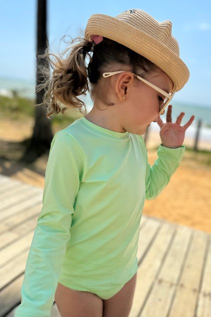 CONJUNTO verao praia piscina coraes menina infantil mini conceito VERDE