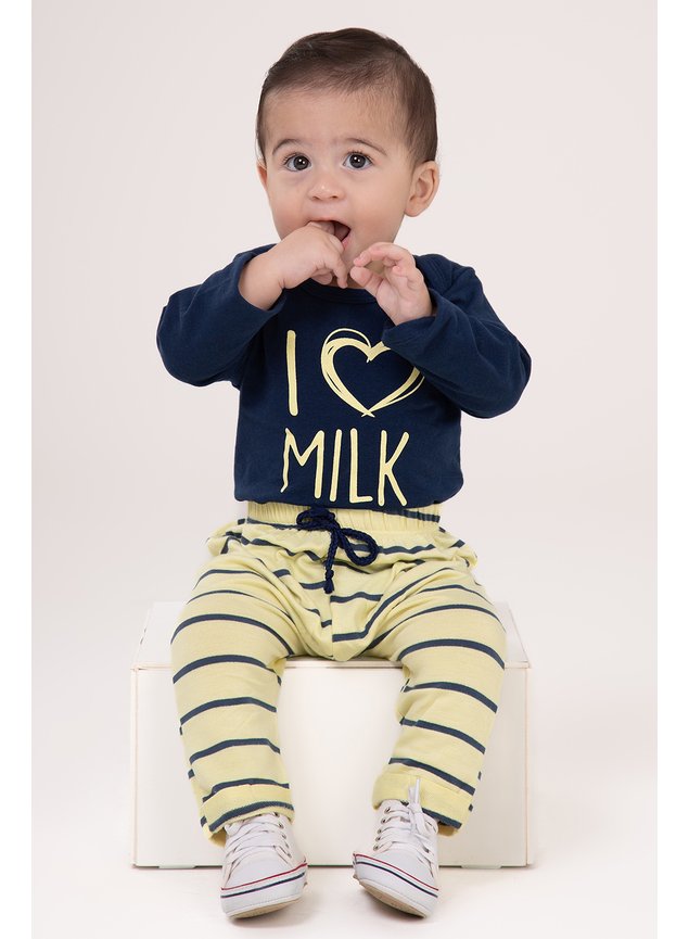 conjunto bebe menino infantil body cala marinho milk bege vermelho