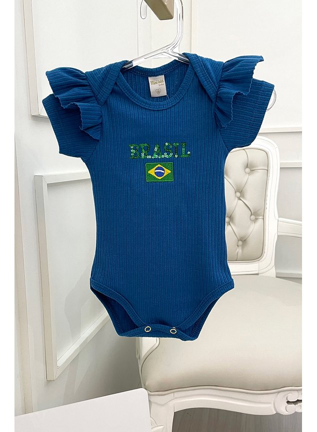 body copa mundo brasil azul marinho