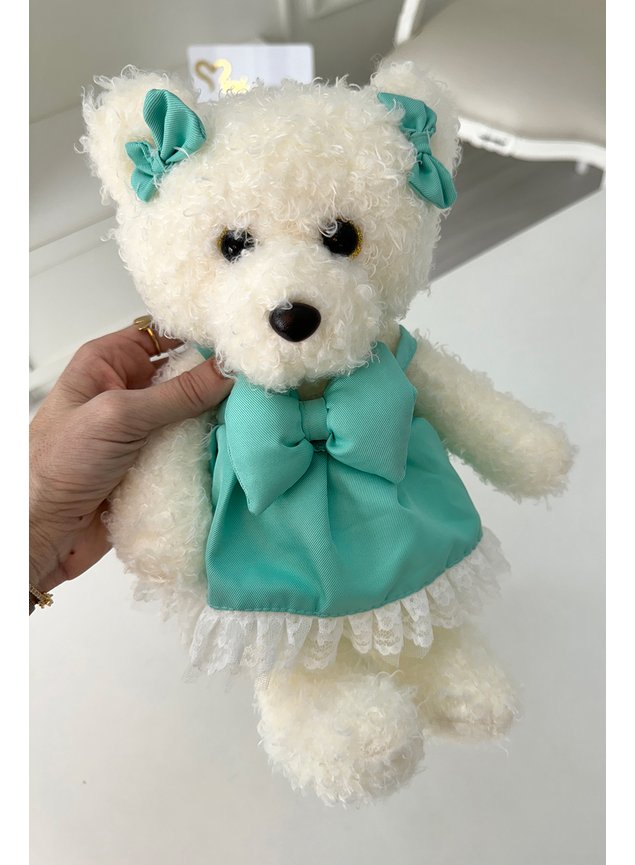 ursinho pelucia fofo vestido