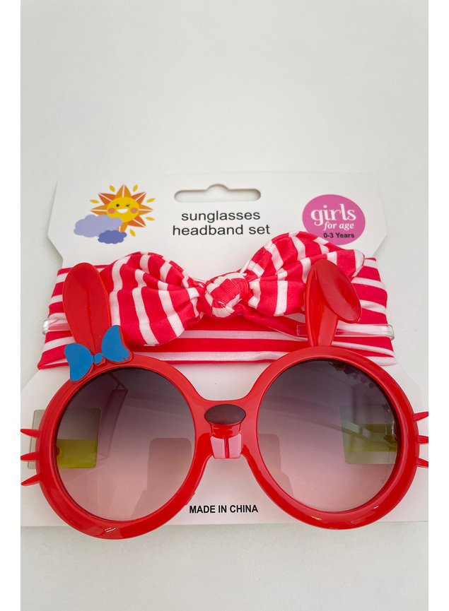 oculos faixa coelho vermelho