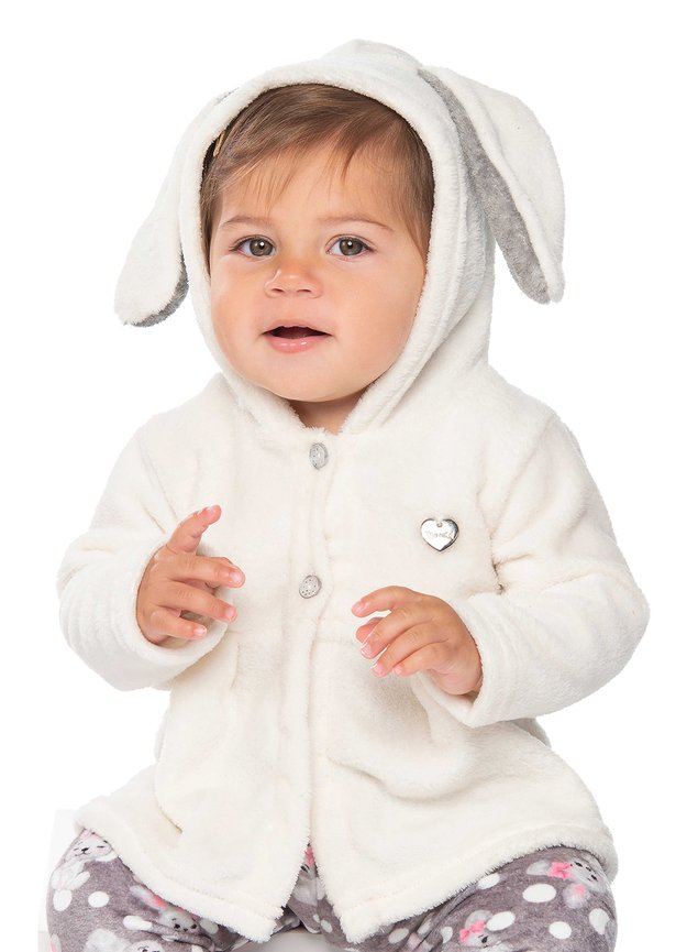 casaco coelho menina bebe miniconceito