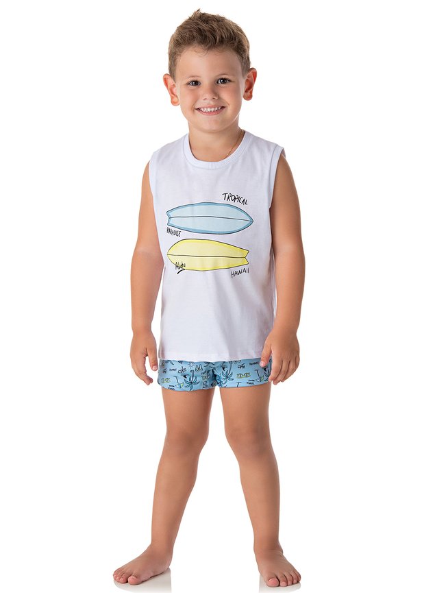 menino conjunto infantil praia