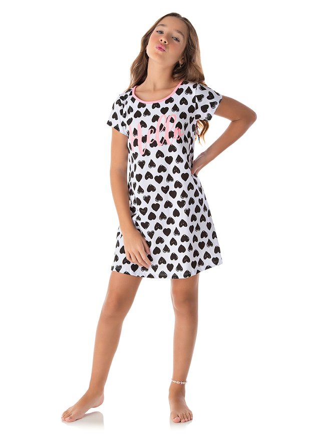 camisola hello menina infantil juvenil minicocneito