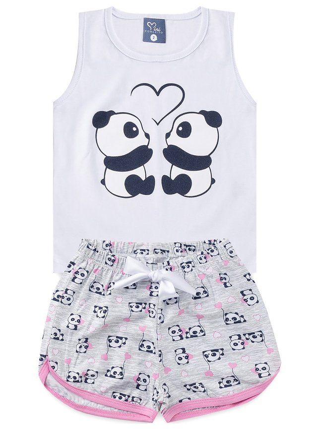 urso panda pijama