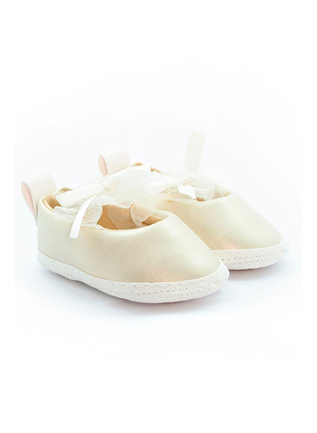 sapato dourado laco menina bebe miniconceito