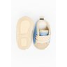 tenis azul bege bebe menino infantil jeans
