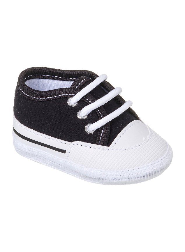tenis preto bebe menino infantil