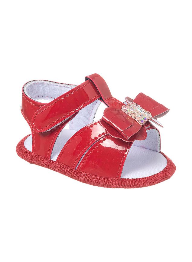 sapatilha bebe vermelho menina infantil miniconceito borboleta