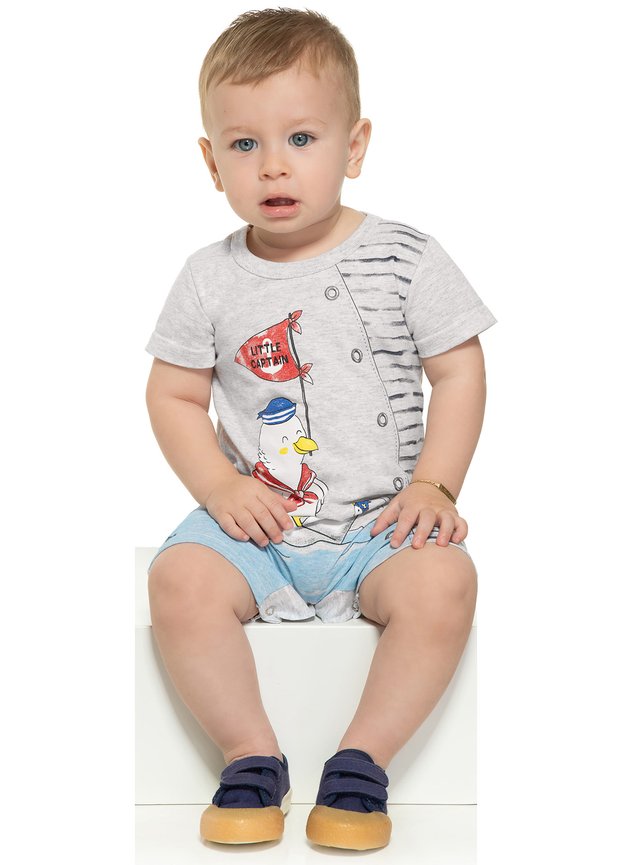 macaquinho patinho bebe menino infantil miniconceito