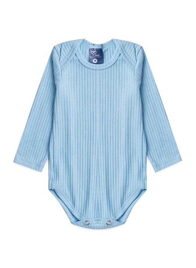 body bebe azul claro menino infantil