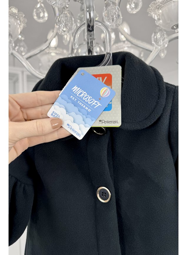 casaco soft manga lacos menina infantil miniconceito inverno f