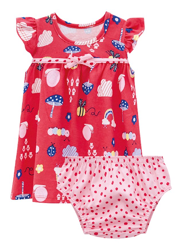 blusa bata arcoiris calcinha bebe miniconceito