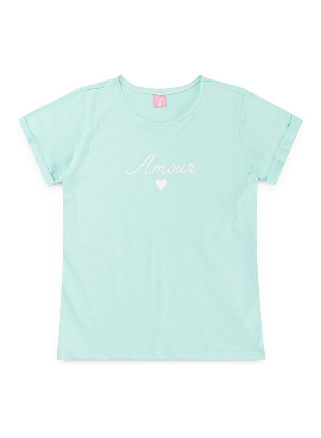 blusa azul miniconceito adulto menina mulher me