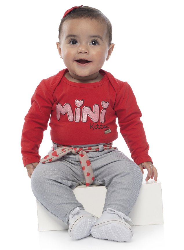 conjunto bebe infantil body cala menina infantil miniconceito
