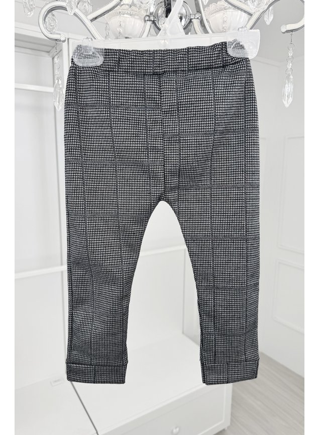 calca xadrez menina preto branco infantil bebe miniconceito