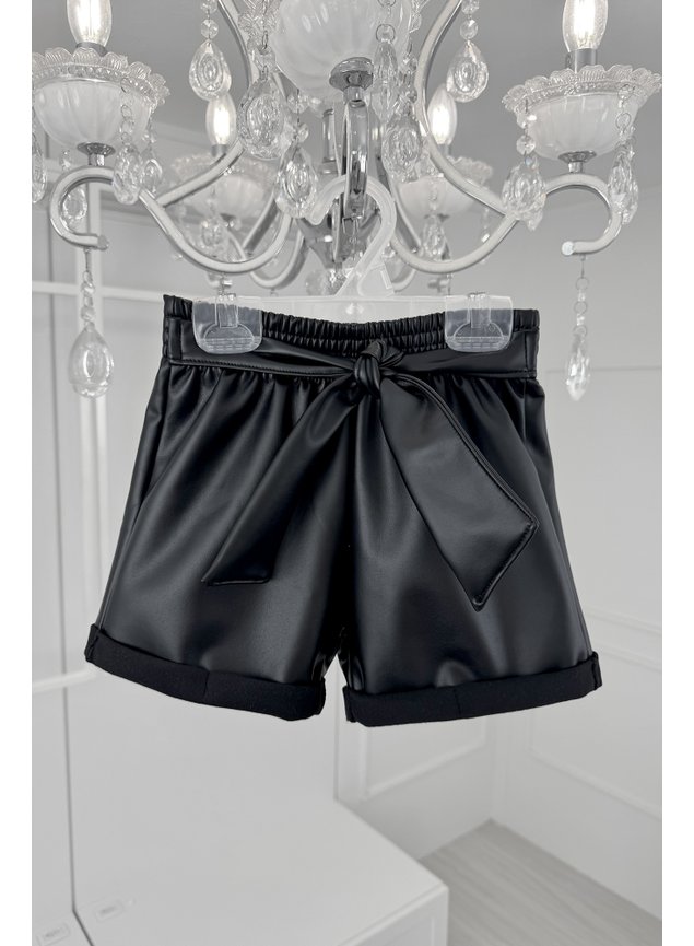 shorts courinho menina infantil miniconceito laco