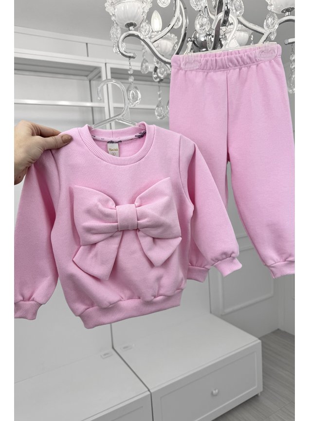 copnjunto moletom rosa laco menina infantil miniconceito