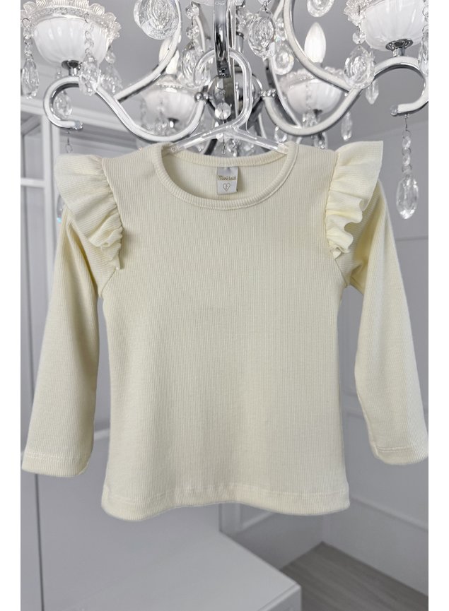 blusa manga longa off menina infantil miniconceito d