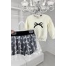 conjunto laco tule menina infantil miniconceito a
