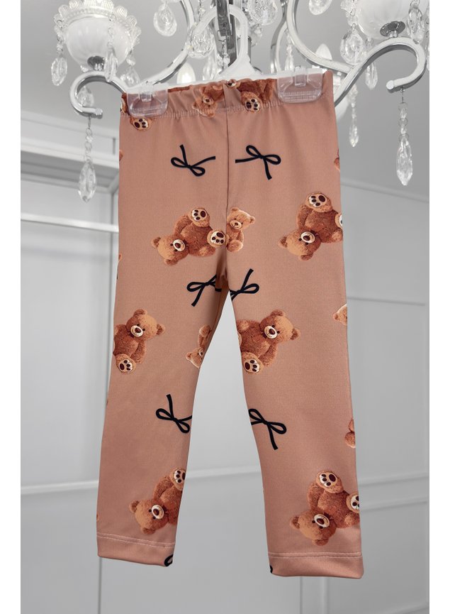 calca urso marro menina infantil laco miniconceito f