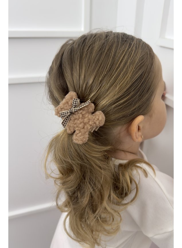 presilha urso menina infantil miniconceito pelucia