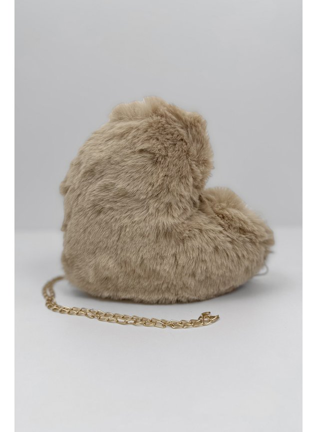 bolsa menina infantil teen pelo miniconceito nude bege n