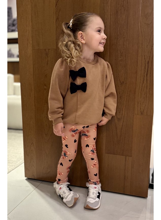 conjunto urso menina infantil miniconceito a
