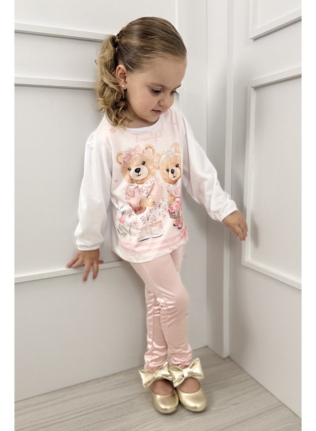 conjunto ursinha menina infantil miniconceito n