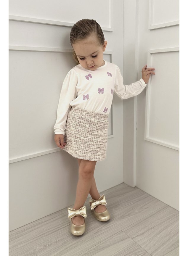 conjunto tweed menina infantil miniconceito y