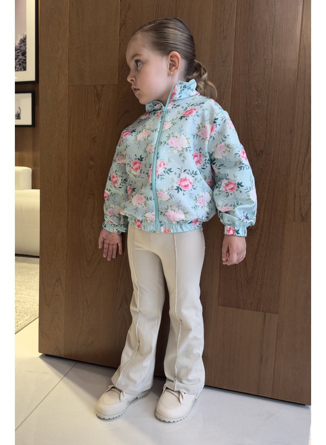 corta vento flores menina infantil miniconceito j