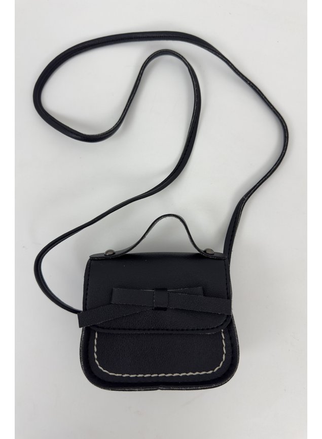 bolsa preta menina infantil miniconceito y