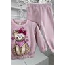 conjunto urso menina rosa miniconceito m