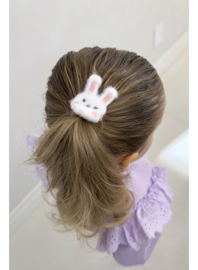menina mini conceito coelhinho presilha cabelo meninas