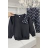 conjunto menina mini conceito inverno quentinho moletom mini lala meninas PRETO
