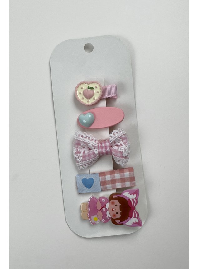 kit presilhas menina infantil rosa