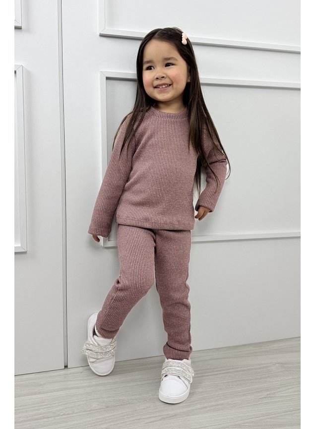 conjunto canelado menina infantil miniconceito k