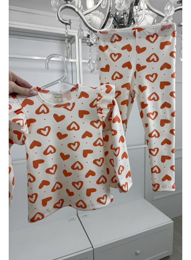 conjunto vanelado corcoes menina infantil miniconcieto n