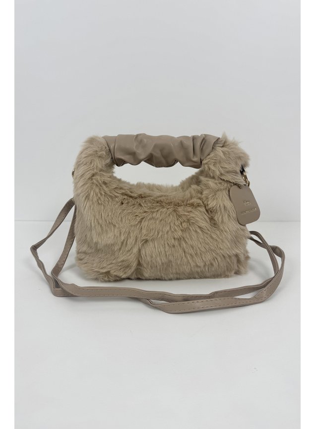 bolsa pelo bege nude menina infantil miniconceito c