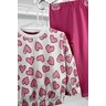 conjunto menina infantil miniconceito moletom coracoes pink s