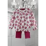 conjunto menina infantil miniconceito moletom coracoes pink hu